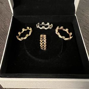Pandora rings (set of 5)